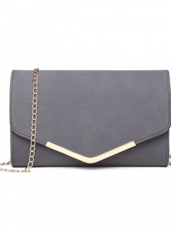 Ladies Look Γκρι Clutch