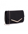 Ladies Look Μαύρο Clutch