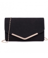 Ladies Look Μαύρο Clutch